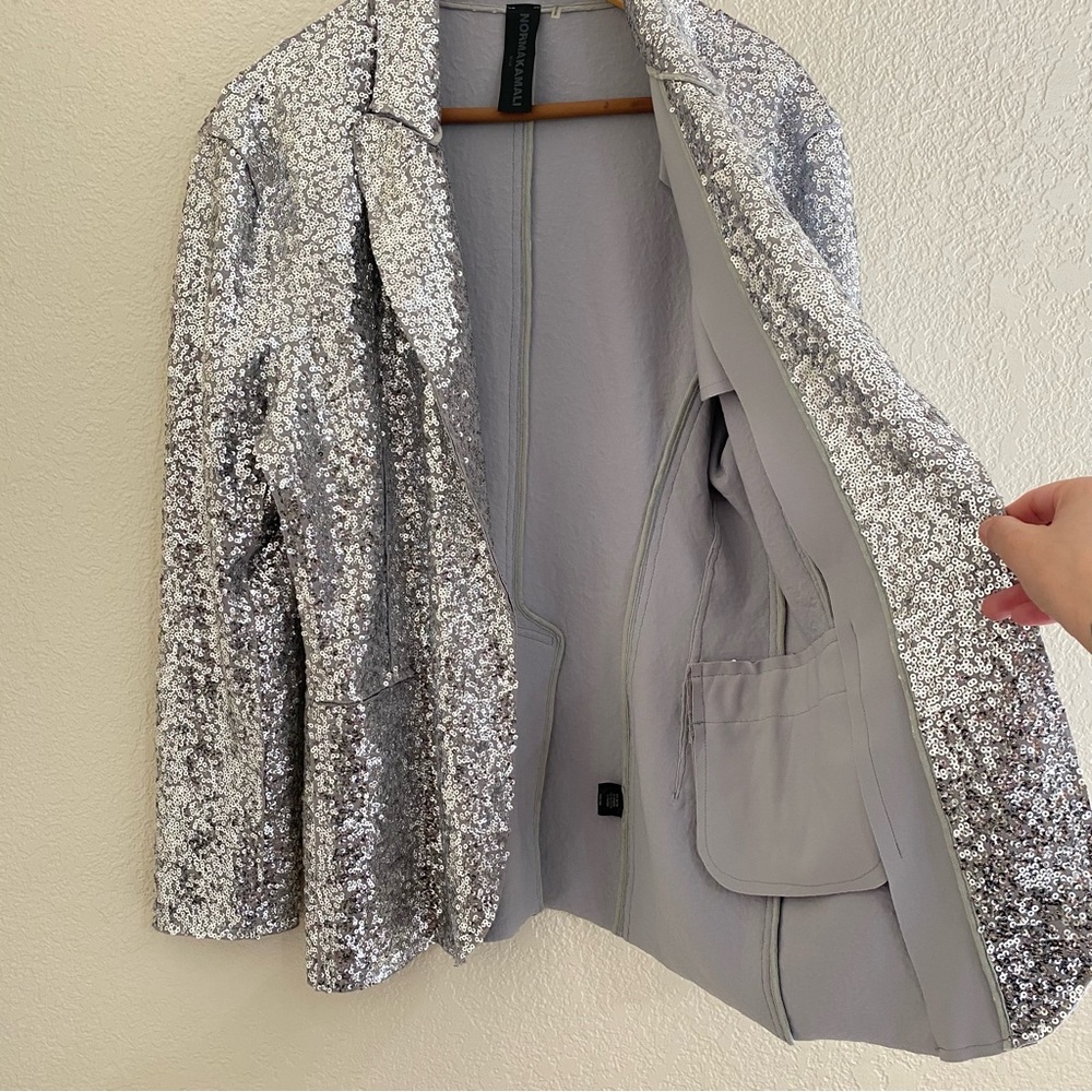 Norma Kamali Sequins Open Jacket - image 4